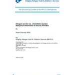 Refugees and the U.S. Child Welfare System: A Toolkit for Service Providers