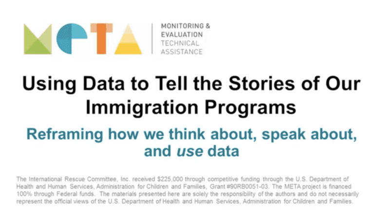 Using Data to Tell the Stories of Our Immigration Programs
