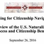 Citizenship Application Navigator Training Guide