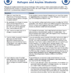 Financial Aid for Refugee and Asylee Students
