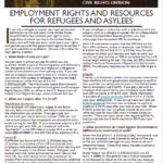 Employment Rights and Resources for Refugees and Asylees