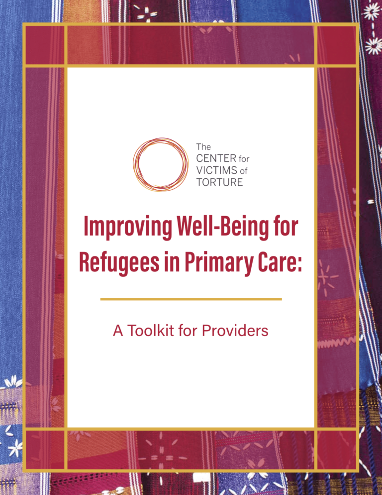 Improving Well-Being for Refugees in Primary Care: A Toolkit for Providers