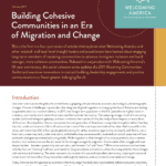 Building Cohesive Communities in an Era of Migration and Change
