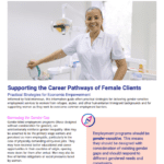 Supporting the Career Pathways of Female Clients