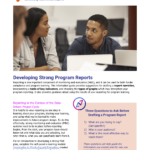 Developing Strong Program Reports