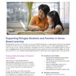 Supporting Refugee Students and Families in Home-Based Learning