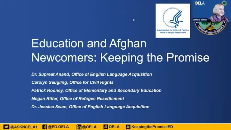 Keeping the Promise: Higher Education and Afghan Newcomers