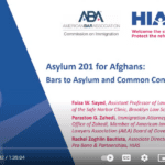 Asylum for Afghans 201: Bars to Asylum and Common Concerns
