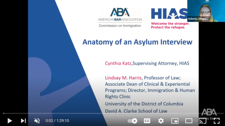 Asylum for Afghans 202: Anatomy of the Asylum Interview