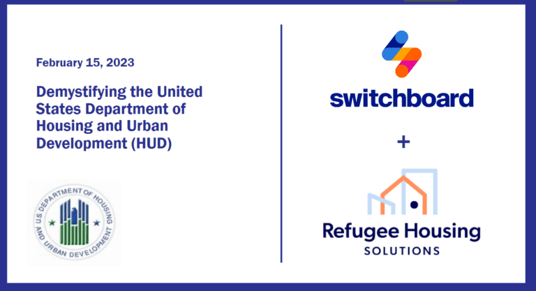 Demystifying the United States Department of Housing and Urban Development (HUD) with Refugee Housing Solutions (RHS)