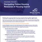 Housing Toolkit: Navigating Online Housing Resources & Housing Search