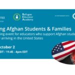 Welcoming Afghan Students and Families: A Workshop for US Educators