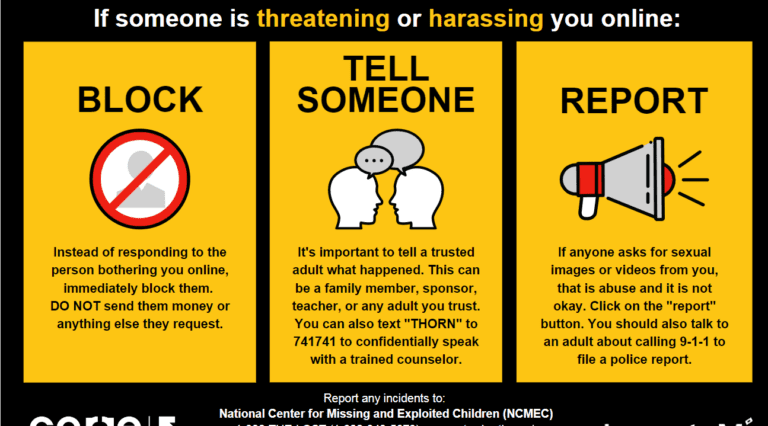 Online Safety Tip Sheet
