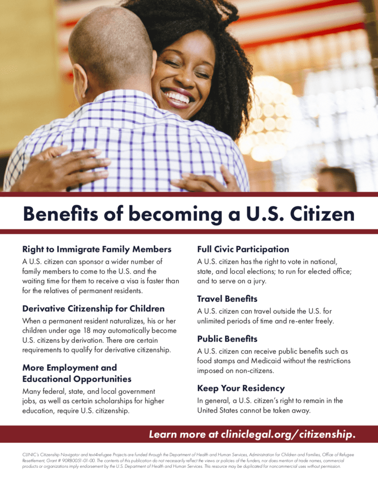 Benefits of Becoming a U.S. Citizen