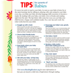 Reading Tip Sheets for Parents