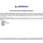 Community Resource Mapping Templates
