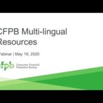 Consumer Finance Protection Bureau (CFPB) Multilingual Resources