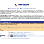 Sample Intensive Case Management Onboarding Guide
