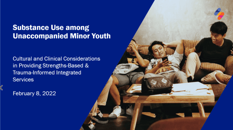 Substance Use among Unaccompanied Refugee Minor Youth (URM)