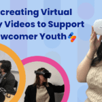 Co-creating Virtual Reality Videos to Support Newcomer Youth