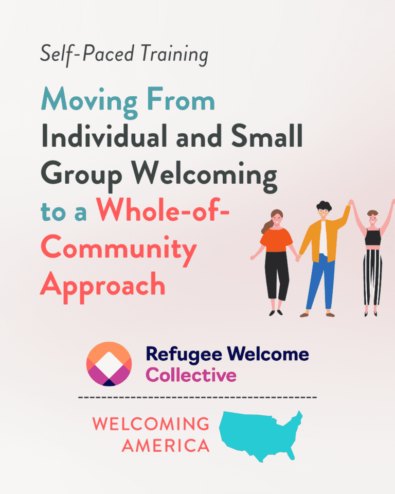 Moving From Individual and Small Group Welcoming to a Whole-of-Community Approach