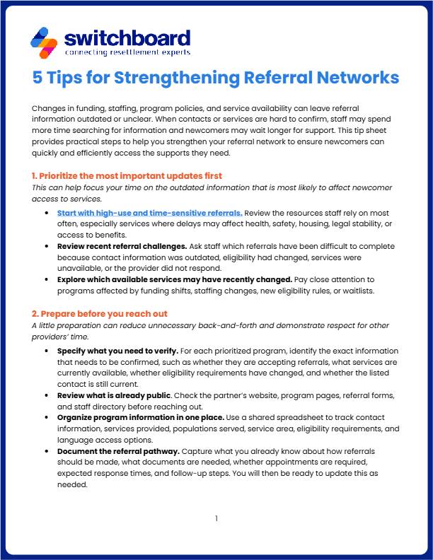 5 Tips for Strengthening Referral Networks