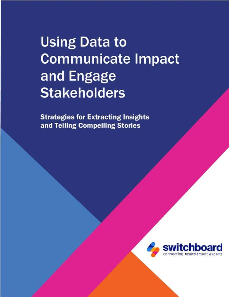Cover of the Switchboard toolkit "Using Data to Communicate Impact and Engage Stakeholders"