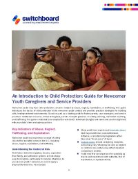 20250912 - Written Resource_An Introduction to Child Protection_ Guide for Newcomer Youth Caregivers and Service Providers_Page_1