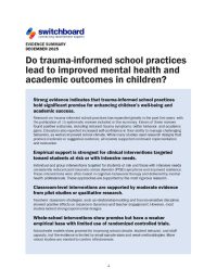 20251222 - Evidence Summary_ Trauma-Informed School Practices