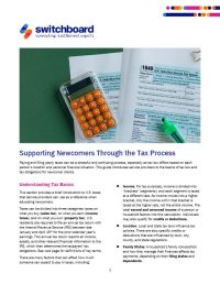 20260205-Written Resource - Supporting Newcomers Through the Tax Process - 20260205