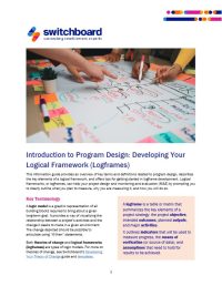 20260512-Written Resource (Info Guide)_ Introduction to Program Design_ Developing Your Logical Framework (Logframes) - 20260512