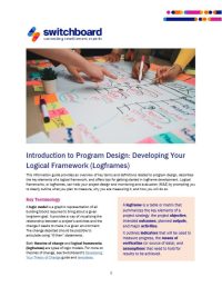20260512-Written Resource (Info Guide)_ Introduction to Program Design_ Developing Your Logical Framework (Logframes) - 20260512