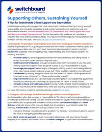 20260629-FY26 Tipsheet Supporting Others, Sustaining Yourself - 20260629