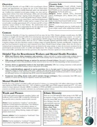 DRC-Country-Guide- Refugee Wellness Country Guide – Democratic Republic of Congo DRC-Country-Guide- Refugee Wellness Country Guide – Democratic Republic of Congo