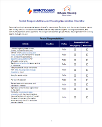 Housing-Checklist