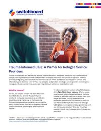 Trauma-informed Care - A Primer for Refugee Service Providers_00001