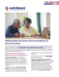 Written Resource-Writing Health Case Notes-Recommendations for Service Providers_Page_1