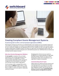 Written Resource_ Establishing Compliant Grants Management Systems (Info Guide)_Page_1