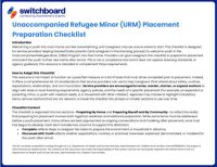 Written Resource_ Unaccompanied Refugee Minor (URM) Placement Preparation (Checklist) - 20260224
